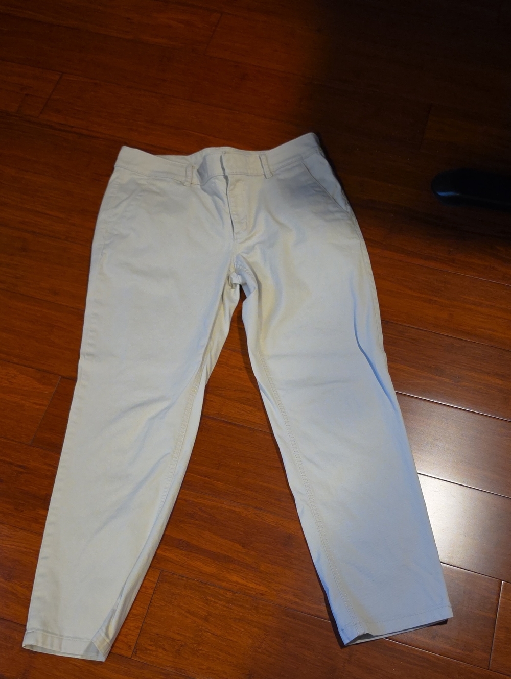 LOFT Women's Chino Pants - Off-White/Cream